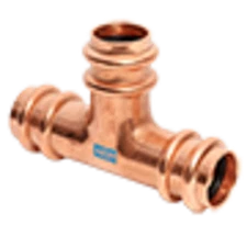 Mueller RP04000 ACR Press Tee P X P X P, 3/8 OD