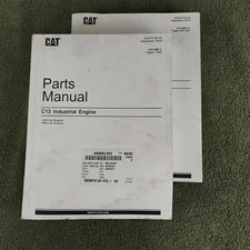Caterpillar Cat C13 Industrial Engine Parts Manual LGK1-UP, RRA1-UP Volume 1 & 2