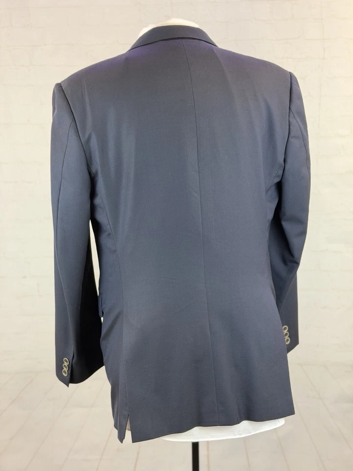 Blazer de lana Burberry EE. UU. para hombre azul marino cachemir Super 150s 40R $3,895 Foto 4 de 4