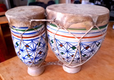 Bongo Trommel Paar Tunesien handgefertigt