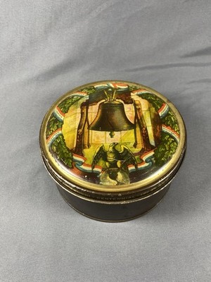 ANTIQUE TIN -''SOUVENIR PACKAGE'' SESQUI-CENTENNIAL 1776 - 1926, PHILADELPHIA 1926