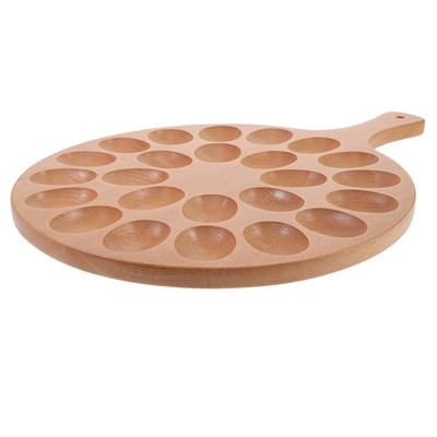 Eihalter Eierhalter Teufelsei-Serviertablett Dekorativer Aus Holz