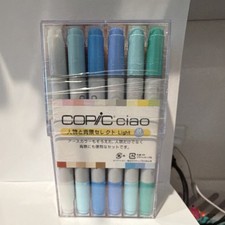 Copic Ciao Light 24 Color Alcohol Markers Solid Finish Multicolor Set COAT-CC24