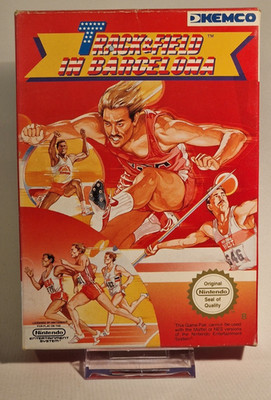   Track & Field in Barcelona NES   Toller Zustand   OVP + Schuber - Nintendo