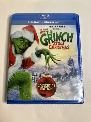 DR SEUSS HOW THE GRINCH STOLE CHRISTMAS GRINCHMAS EDITION Blu-Ray DVD SET NEW