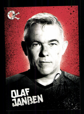 Olaf Janßen Autogrammkarte FC St.Pauli 2017-18 Original Signiert