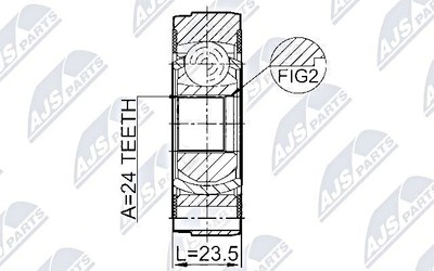 NTY Joint Set for Ford VOLVO OE to Compare 31216175 for sale  