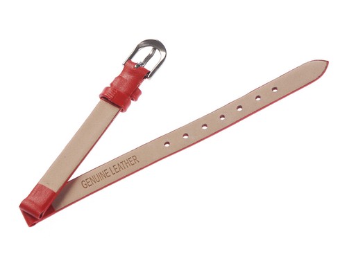 6 8 10 mm Solid Smooth Genuine Leather Soft Thin Comfortable Watch Strap Band - Picture 50 of 62