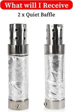 For Shortshots Staggered and Sideshots Exhaust Quiet Baffle Noise Eliminator