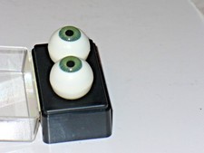 DOLL EYES - IMSCO PUPPENAUGEN - 22MM - BLUE GREEN - MADE IN W. GERMANY
