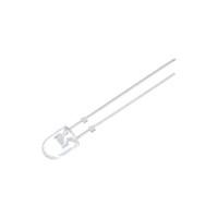 2X OSPW54A1D-MN Led Oval 5,1X4,3 Mm Weiss 1560-3000Mcd 100/40° Front: GewöLbt Op