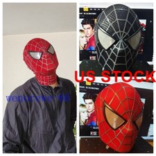 US New Toby Classic Spider-man Helmet 3D Cosplay Mask Headgear Halloween Gift