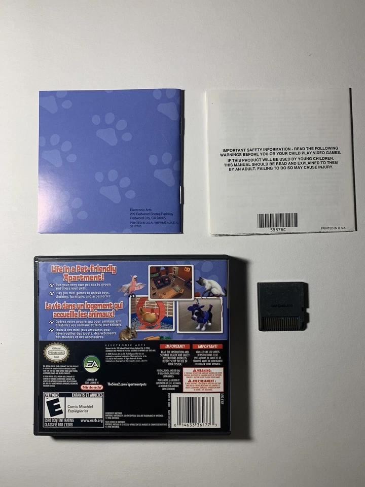The Sims 2: Apartment Pets CIB Complete Nintendo DS 2008 - Image 2 of 4