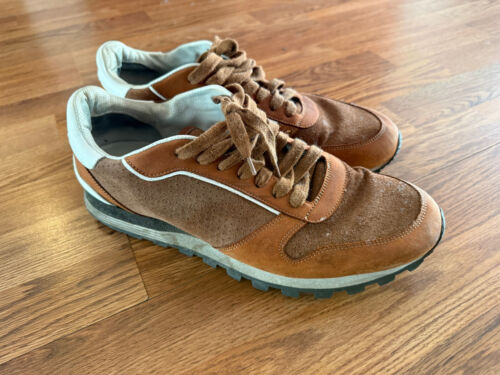 Brunello Cucinelli Men's Brown Suede Runners Shoes - Size 46 - US 13 - $995