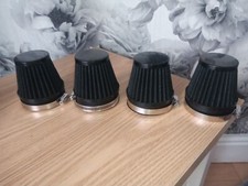 YAMAHA XJ600 DIVERSION 92 - 03 4X 51mm POWER CONE FILTERS STREETFIGHTER CHOP bL
