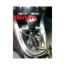 Cuffia leva cambio FIAT BRAVO dal 2007 al 2014 in vera pelle NERA