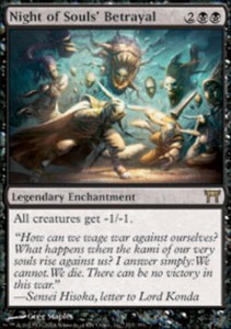 Night of Souls' Betrayal x1 - Champions of Kamigawa - Moderate Play, English - C