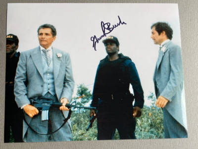 GRAND L. BUSH 'James Bond'  original signed Foto 20x25 Autogramm autograph
