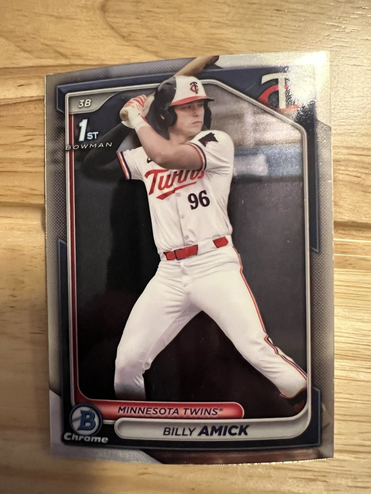 2024 Bowman Draft - Chrome #BDC-68 Billy Amick (RC)