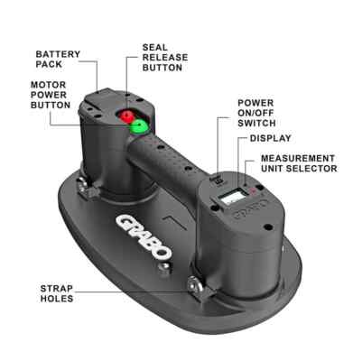Grabo Pro-Lifter 20 Electric Vacuum Suction Cup Lifter