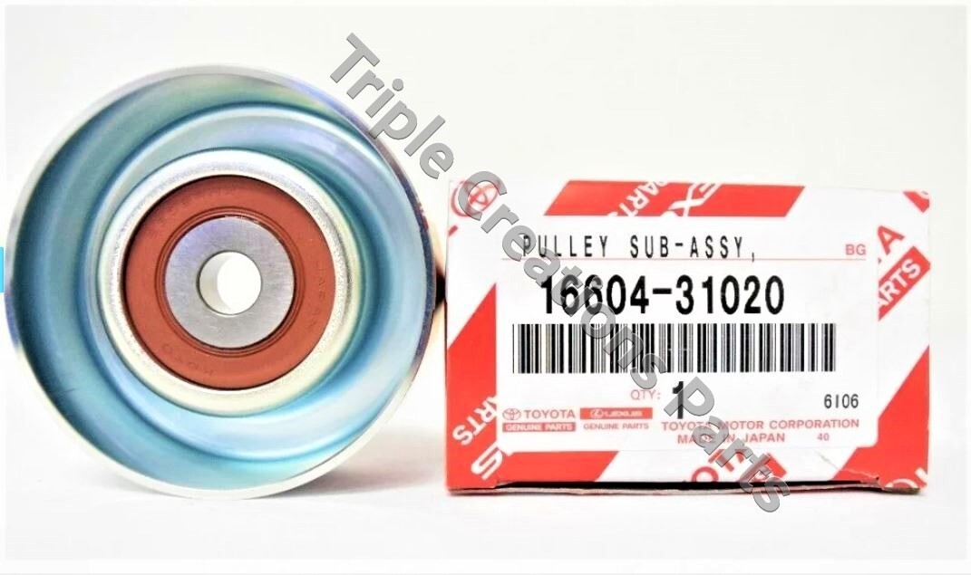 16604-31020 Toyota Genuine Pulley Sub-Assy Idler No.2 1660431020