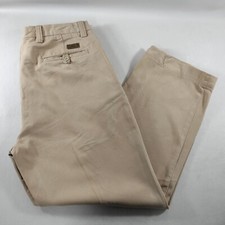 Dockers Relaxed Fit Flat Front Tan Khaki Pants Mens Size Actual 36x29