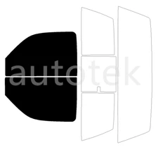 Precut Windows Tint For GMC Sierra 3500 Standard Cab 2001-2006 (Front Doors)
