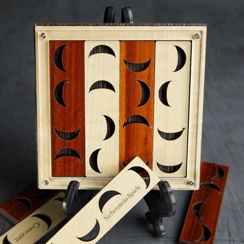 Crescent - Level 5 - Siebenstein Spiele - 2 Layer Stacking Puzzle - Picture 2 of 2