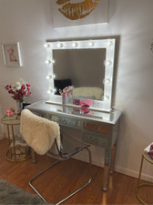 Large vanity mirror with lights 32 x 28 - Mad...