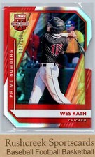 2021 Panini Elite Extra Edition #57 Wes Kath /125  Prime Numbers B Die Cut