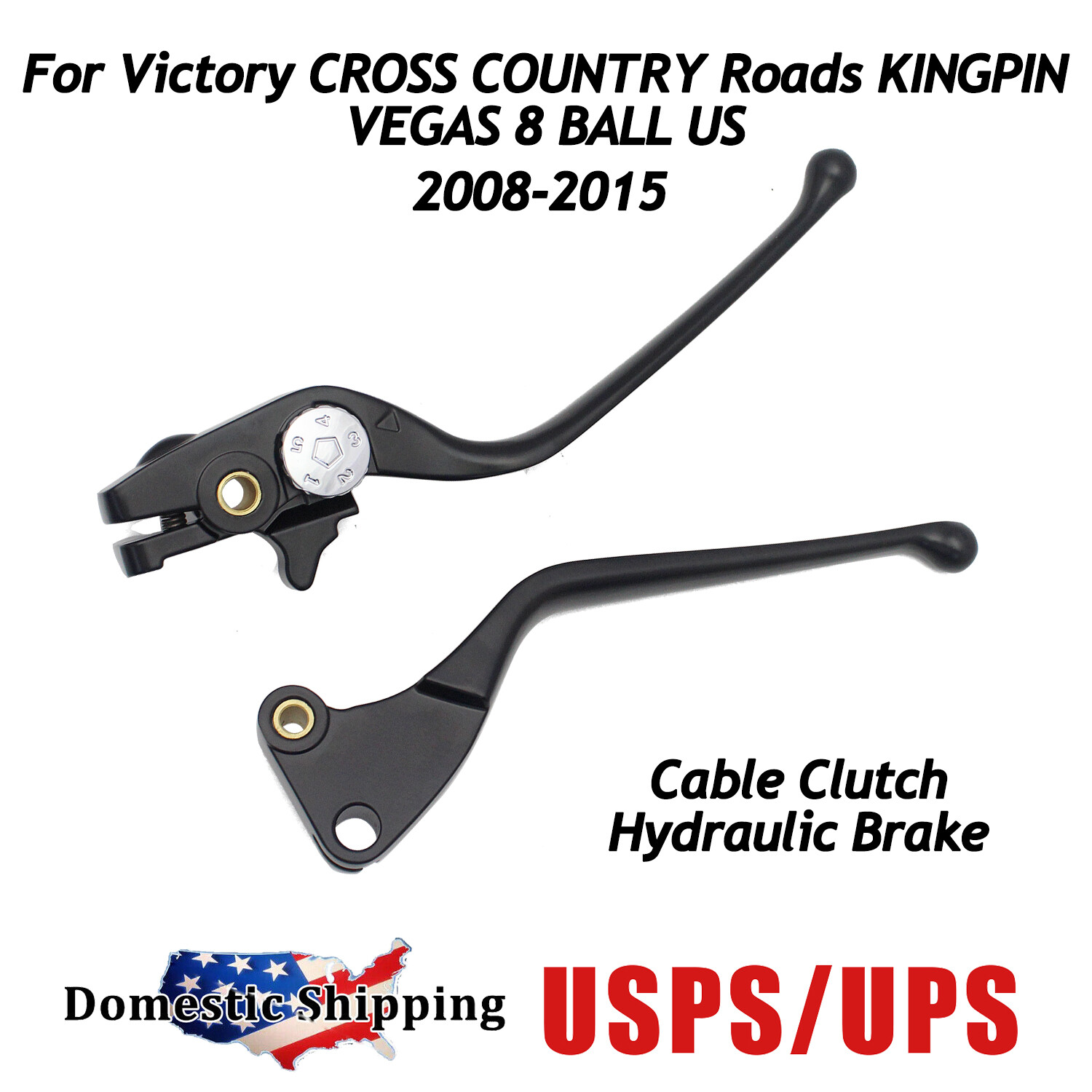 Cable Clutch +Hydraulic Brake Levers For Victory HAMMER KINGPIN VEGAS