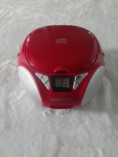 Magnavox MD6924-Red Portable Top Loading CD Boombox With AM/FM Radio Blue
