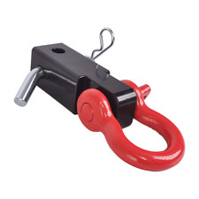 2 Universal Trailer Shackle Hitch Receiver With 34 D Ring Shackle Heavy Duty