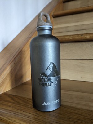 SIGG Peak Bally Switzerland 450 ml Aluminum Water Bottle. Matterhorn Zermatt