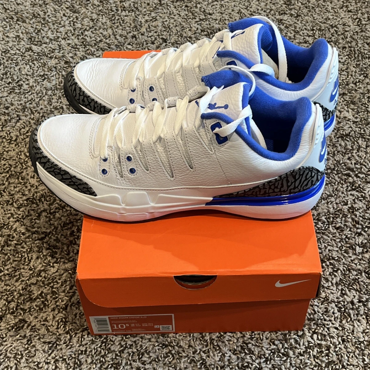 Nike Zoom Vapor Tour AJ3 Racer Blue | eBay