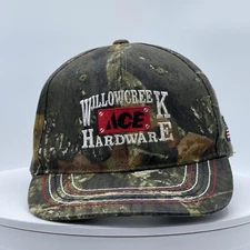 Willowcreek ACE Hardware Hat Logo Mossy Oak Camouflage Adjustable Baseball Cap
