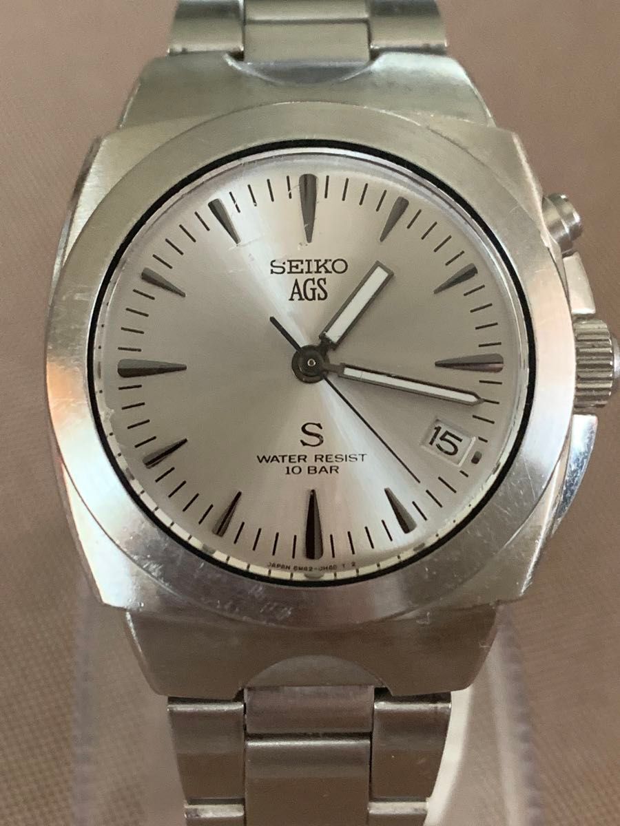 SEIKO セイコー AGS 5M42-0E50 自動巻き メンズ 1137 SEIKO セイコー AGS 5M42-0E50 自動巻き メンズ 1137 - メルカリ