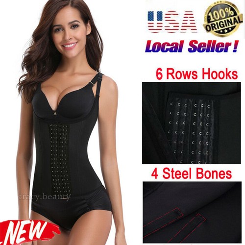 Women Long Torso Body Slim Corset Weight Loss Shapewear Waist Trainer Vest  Tops | eBay