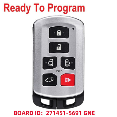 HYQ14ADR 6Btn For 2011-2020 Toyota Sienna Van Keyless Smart Prox Remote Key Fob