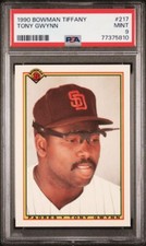 1990 Bowman Tiffany Tony Gwynn #217 PSA 9 San Diego Padres PSA 9 Fresh Grade!