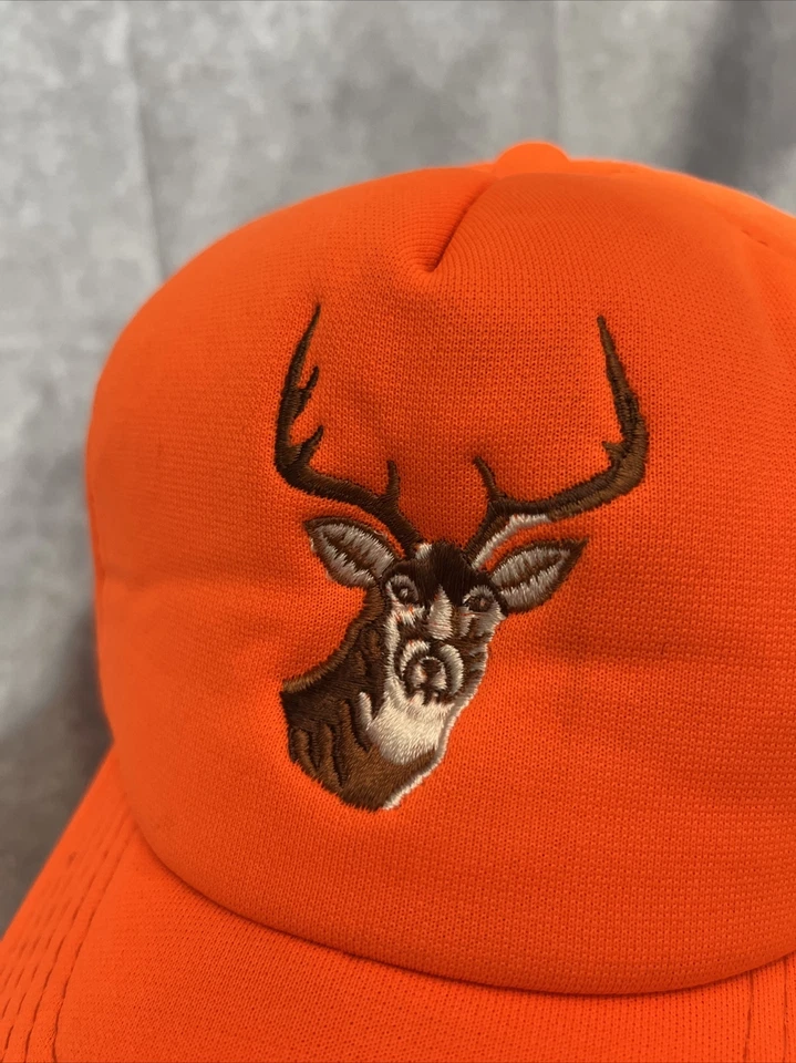 Sombrero de ciervo Winchester de colección Buck caza naranja Youngan Snapback hecho en Corea Foto 2 de 4