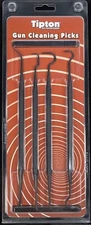 Tipton 4 piece Polymer Gun Cleaning Picks Kit Tools - 549864