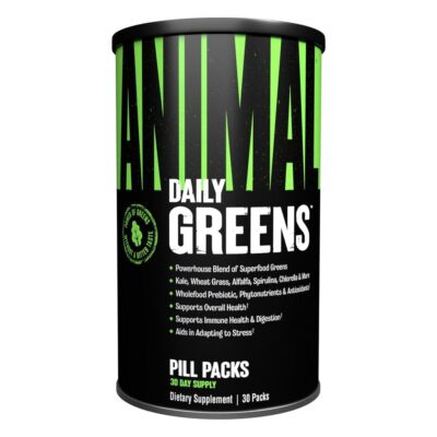 Animal Daily Greens Immune Support Herbal Supplement 30 Count Capsules