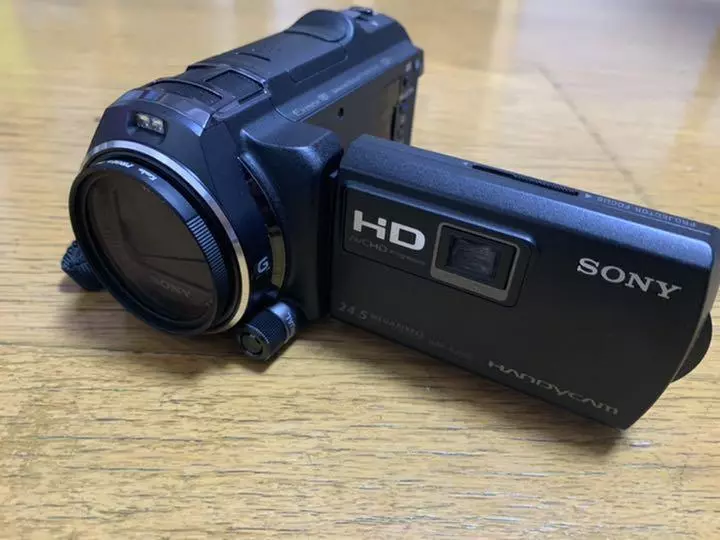 SONY HDR-PJ800 B Video Camera Handycam Black Internal Memory 64GB Tested  Working