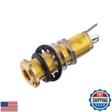 DIAO79NI Pro 1/4" Metal Stereo Guitar Bass Barrel Output Jack Plug Mono Input