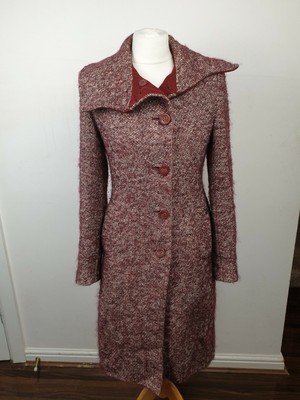 ted baker burgundy coat