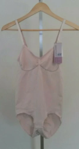 New H&M Beige Body Lingerie Bodysuit Size Medium
