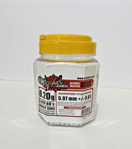Air Soft BB's 5.97mm .20g Opened Container Not Full