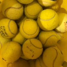 100 Used Tennis Balls Kids Dog backyard Wilson Head Slazenger bulk 100x