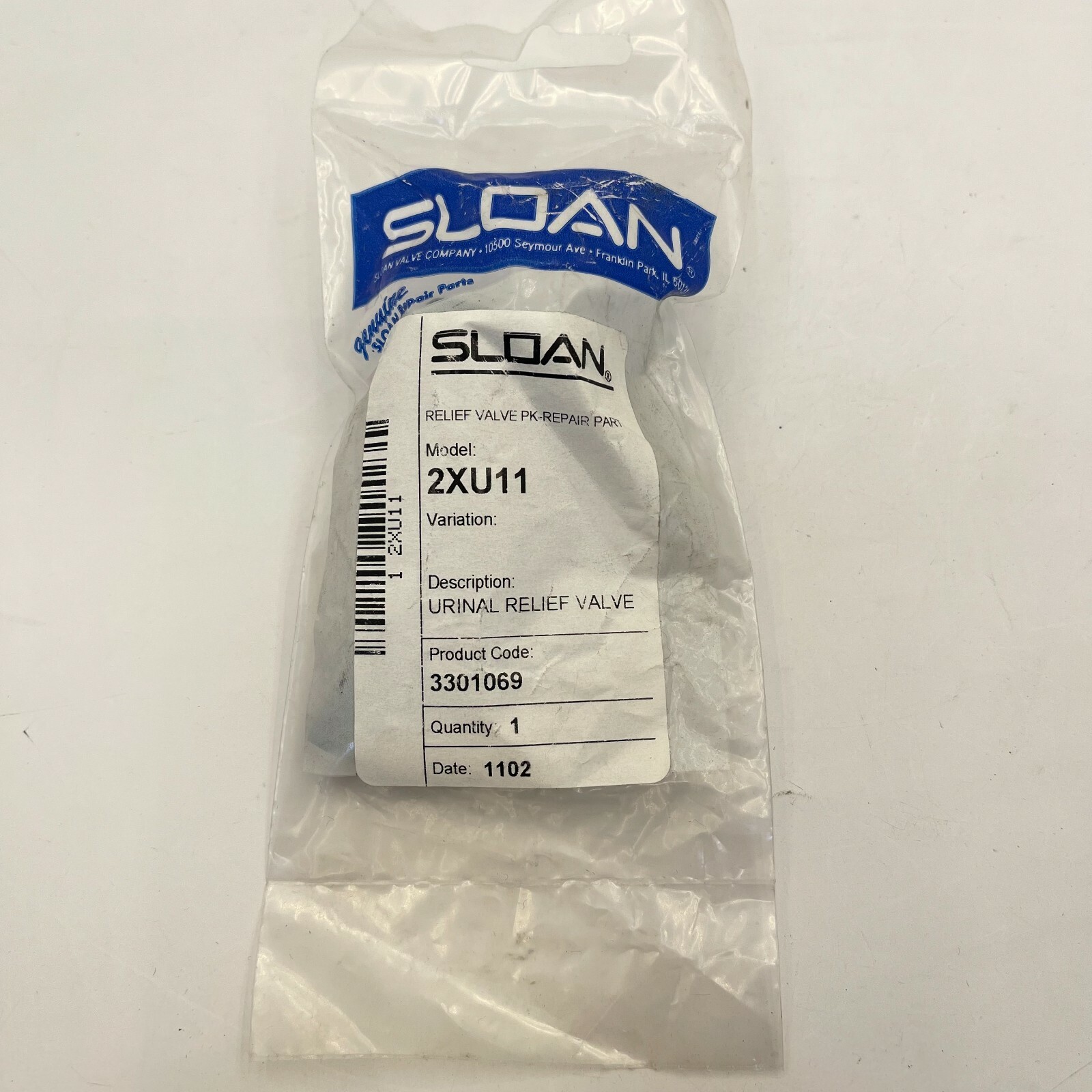 Sloan Urinal Relief Valve 2XU11 for sale online eBay
